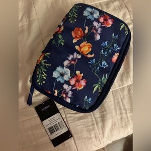 Floral navy blue Jansport bento box